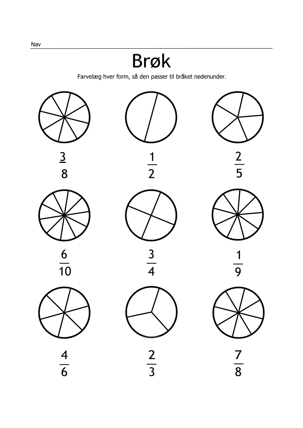 Brøker – Hæfte – 3.–4. klassetrin
