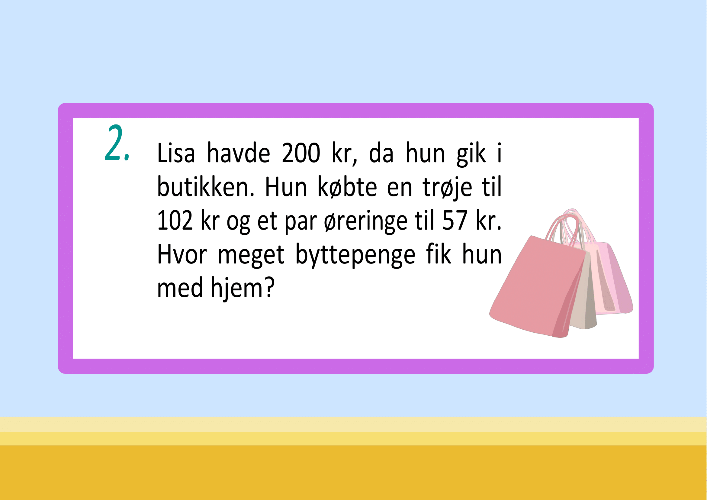 Vi træner på måleenheder