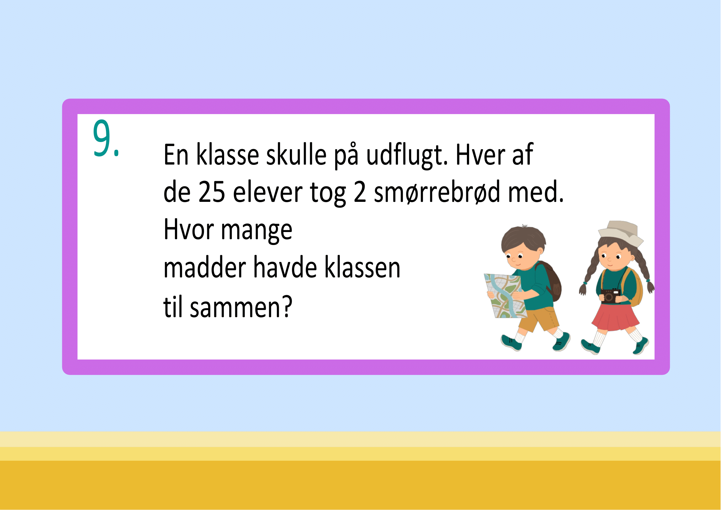 Vi træner på måleenheder