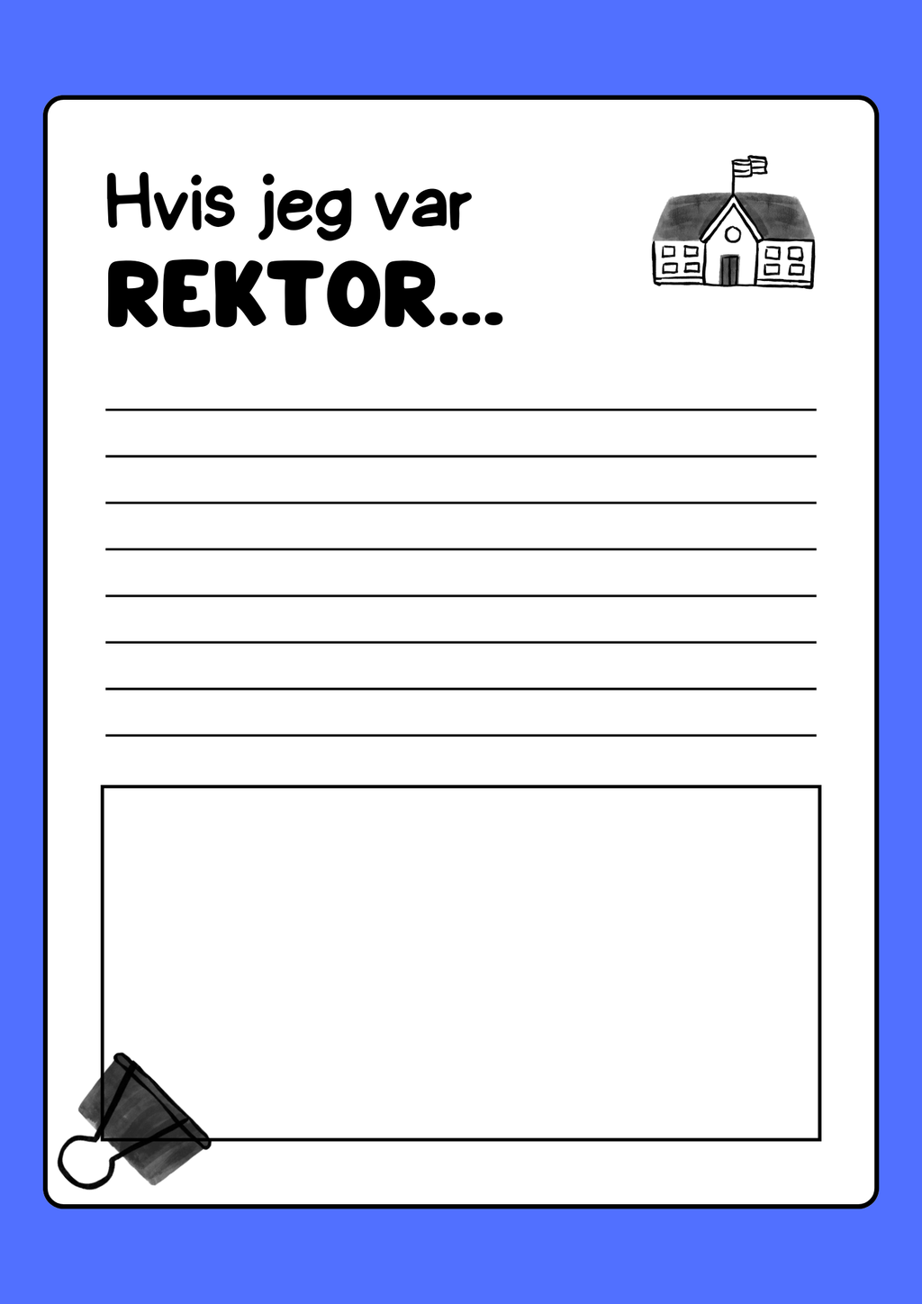 Hvis jeg var rektor