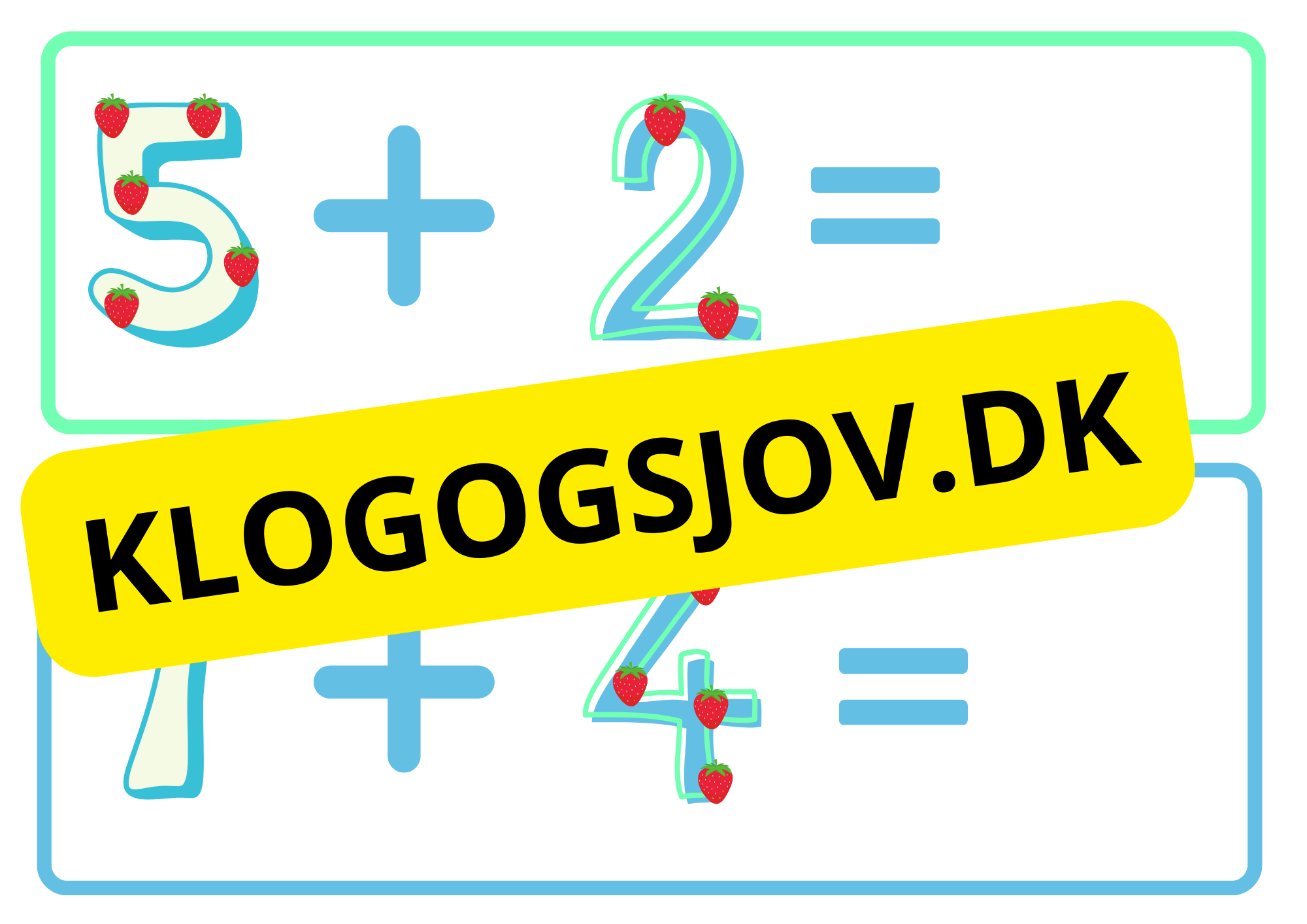 Tæl med fingrene – Addition