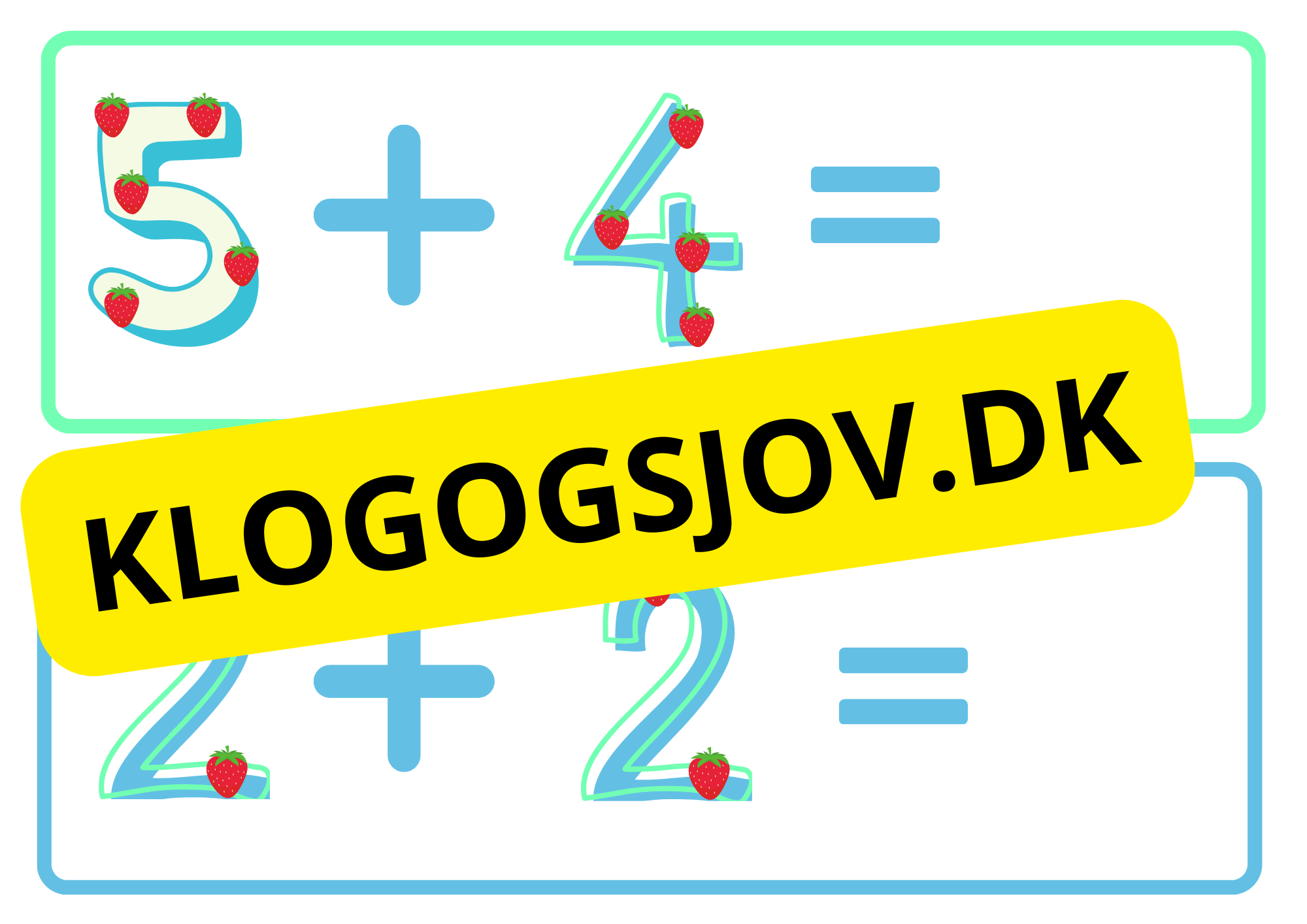 Tæl med fingrene – Addition