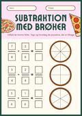 Subtraktion med brøker