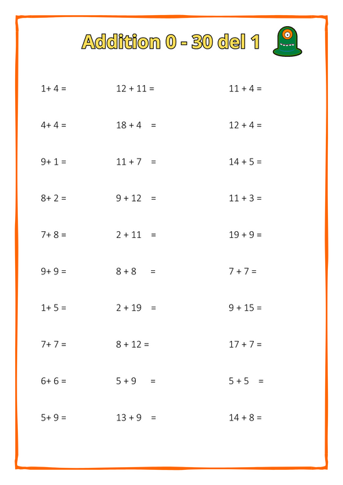 Addition 0-30