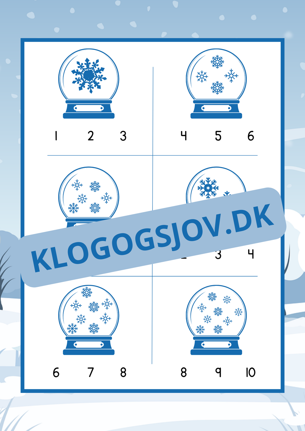 Hvor mange snefnug?