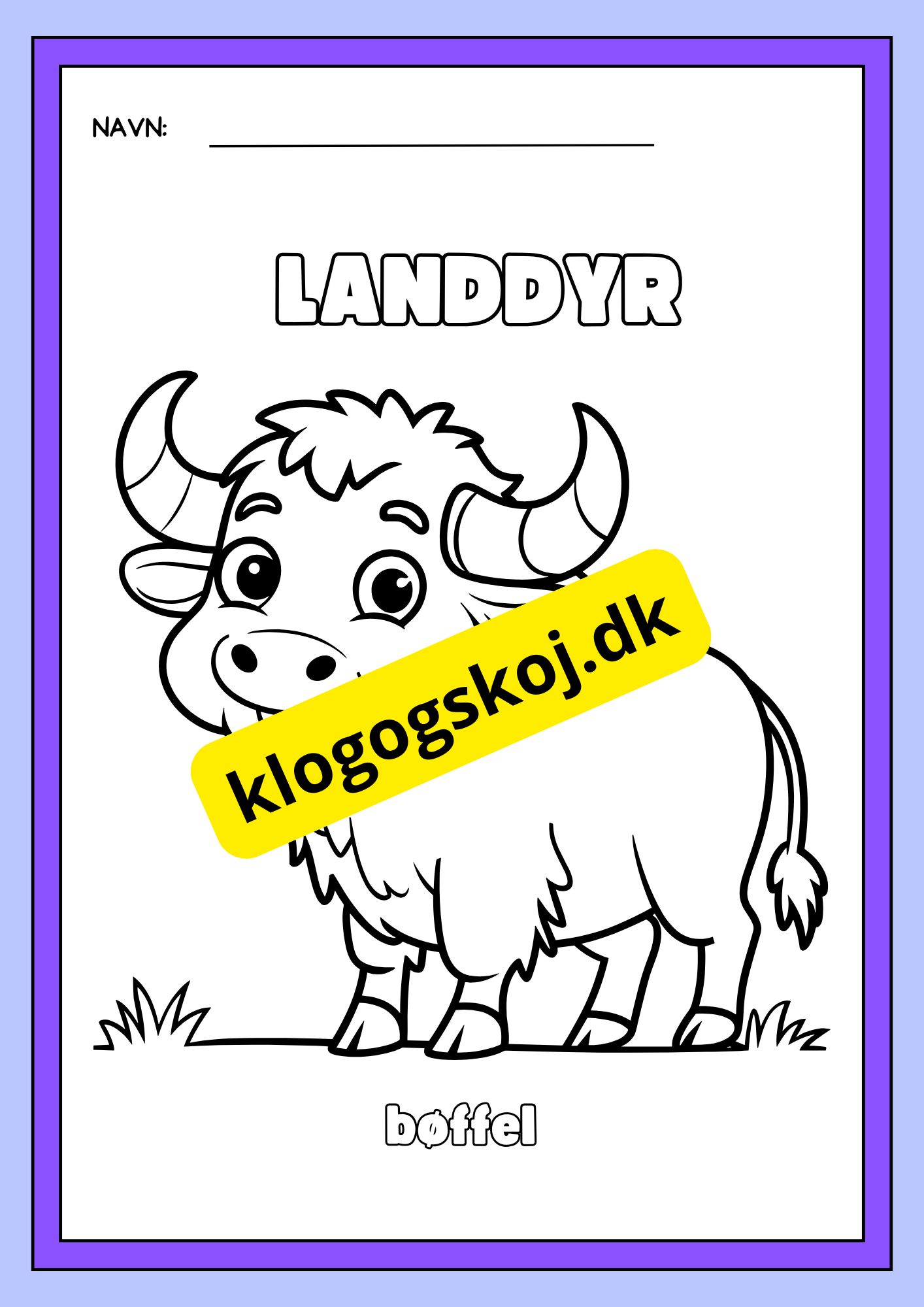 Landdyr – Malebog