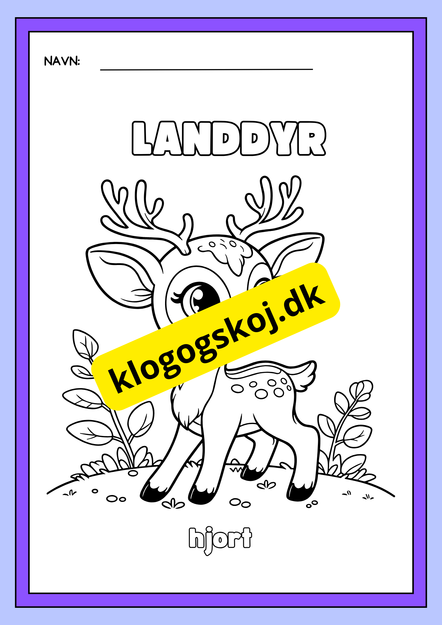 Landdyr – Malebog