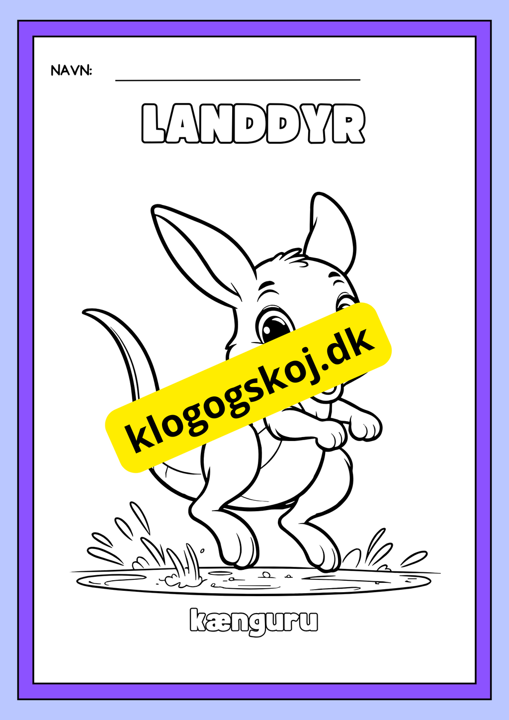 Landdyr – Malebog