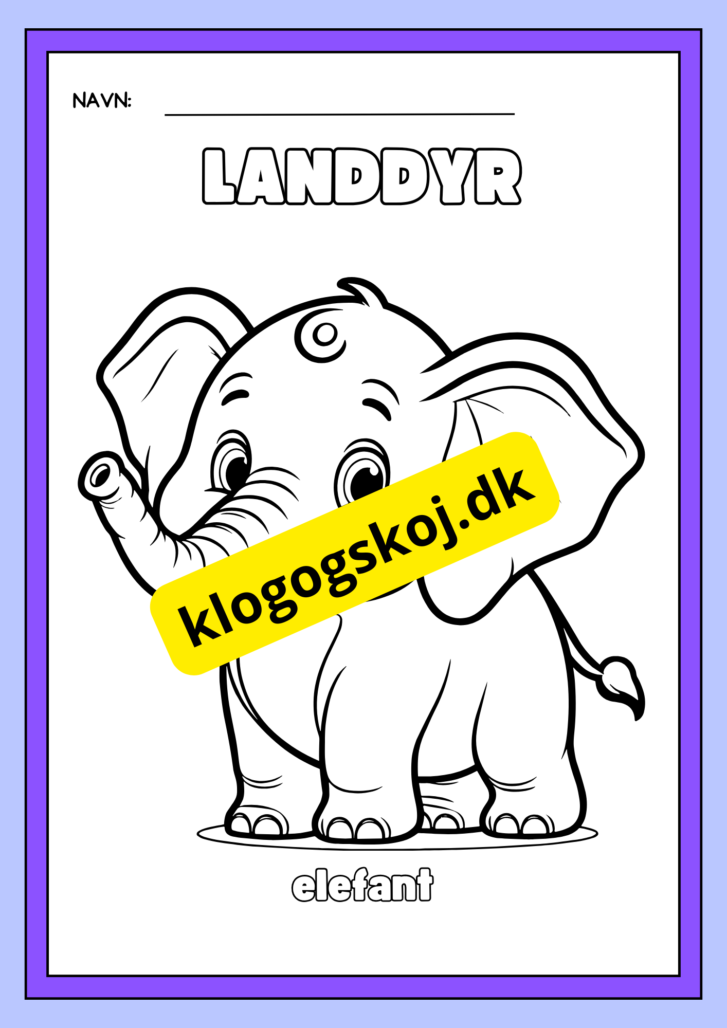 Landdyr – Malebog