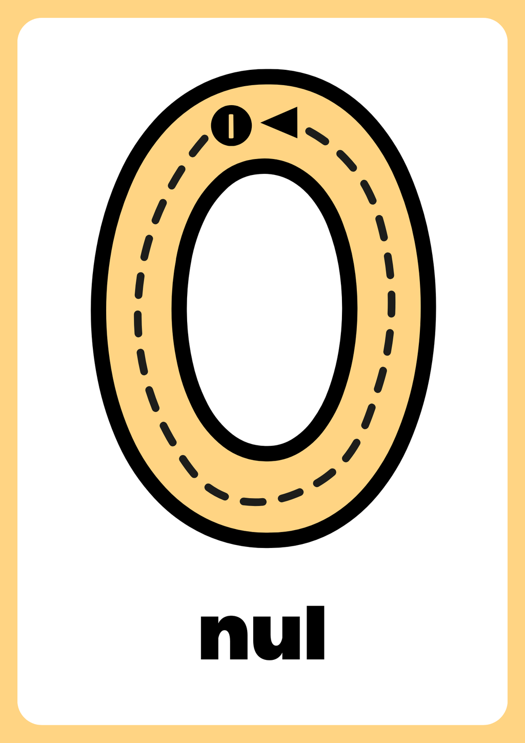 Vægnumre – Hæfte – 1–10