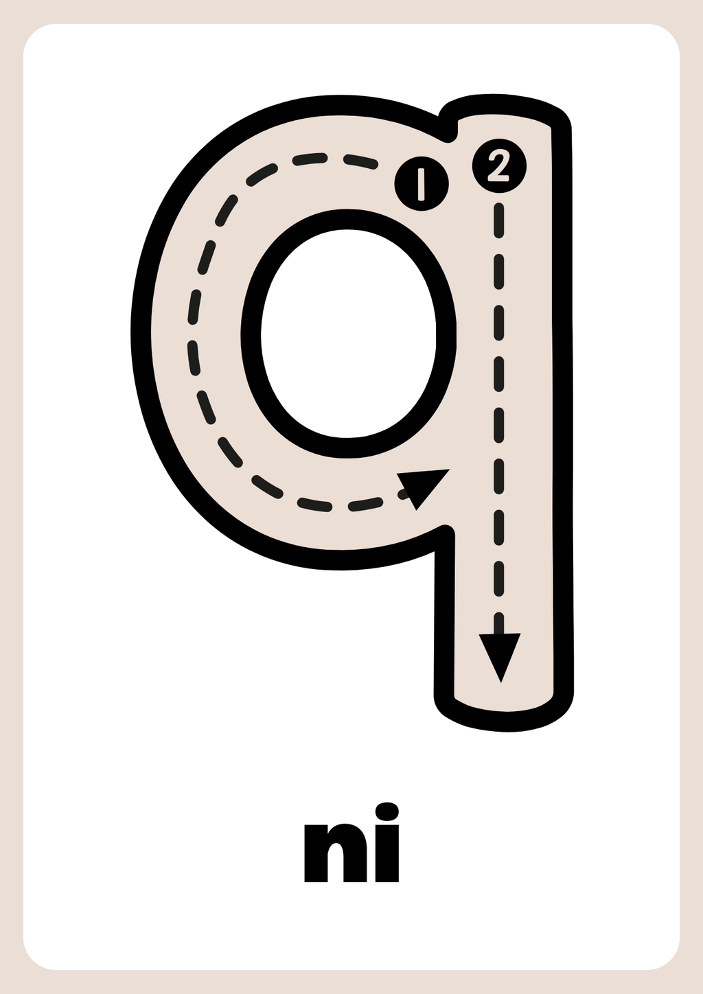 Vægnumre – Hæfte – 1–10