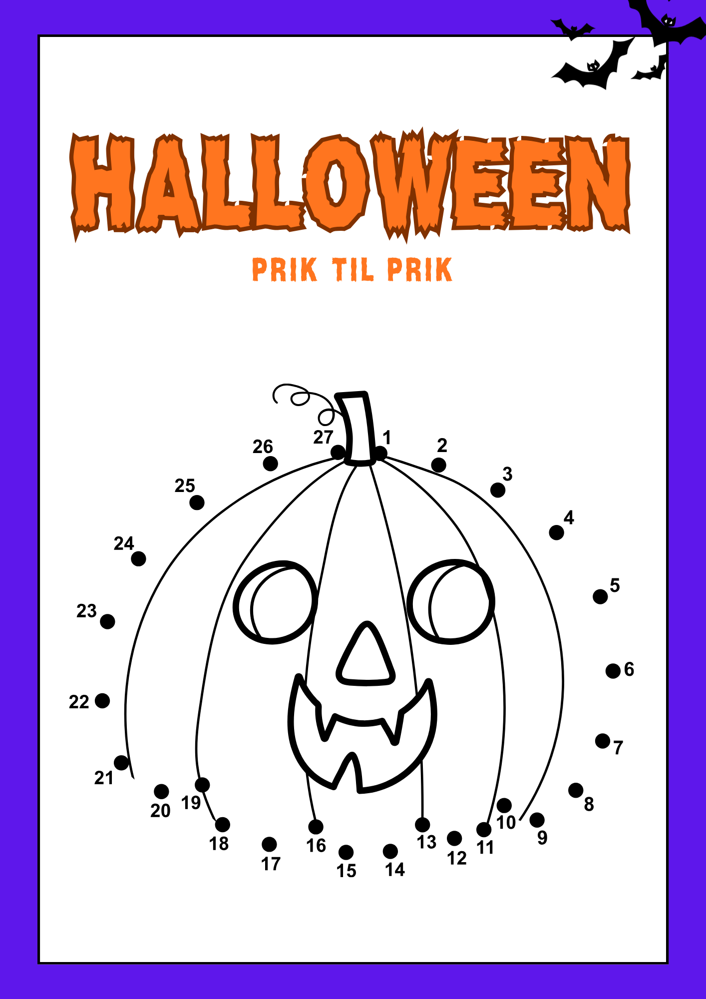 Halloween – Prik til prik