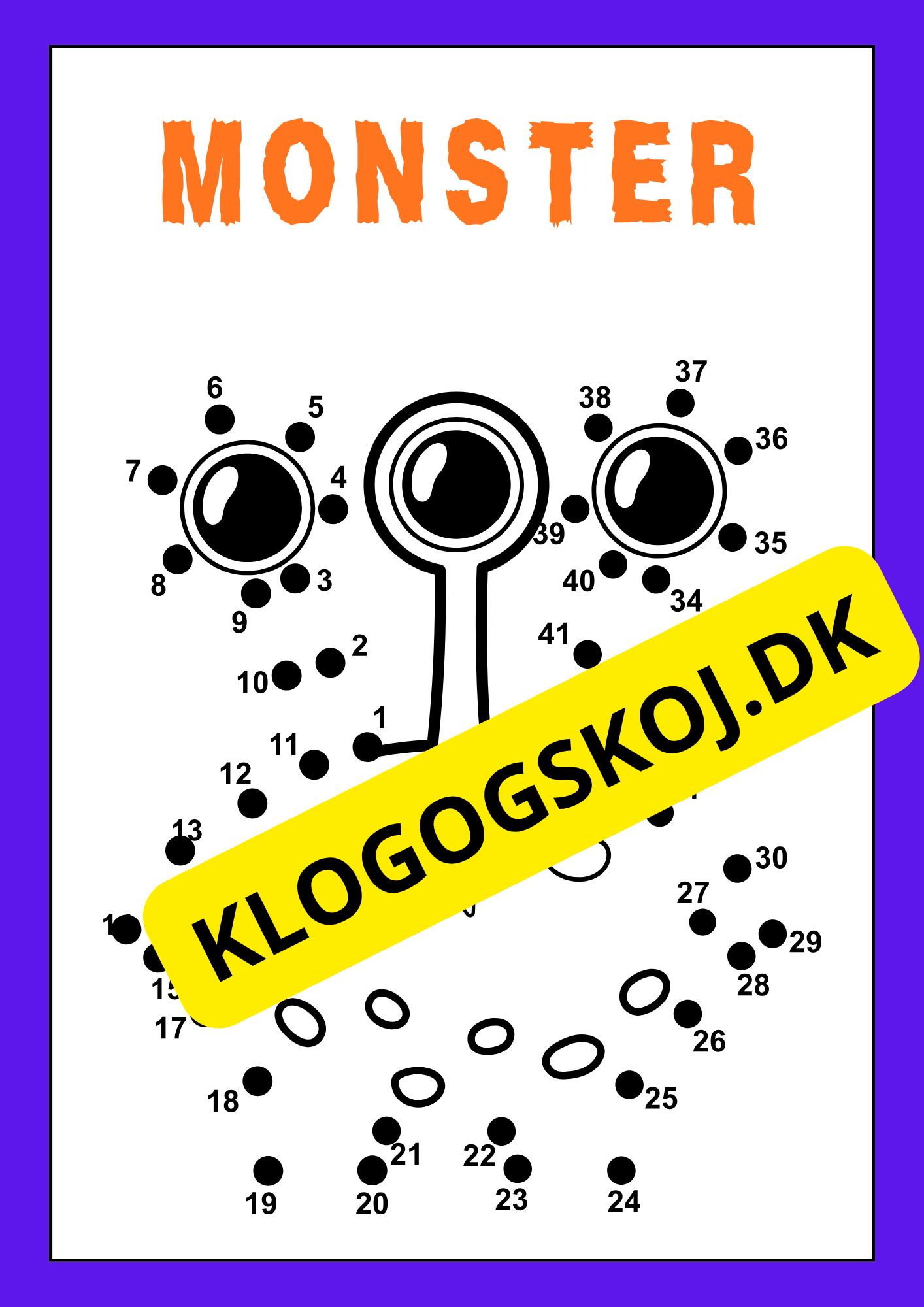 Halloween – Prik til prik