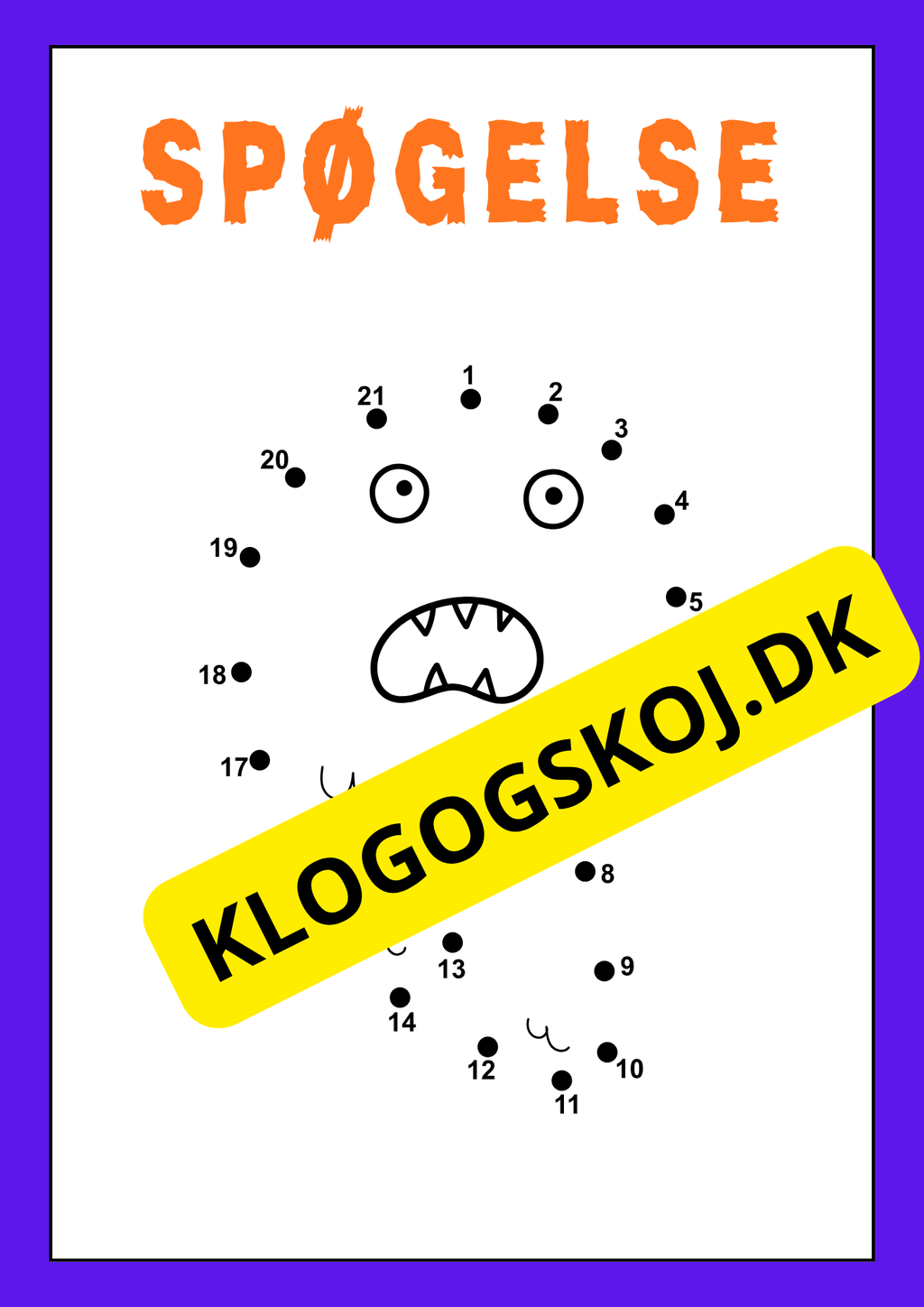 Halloween – Prik til prik