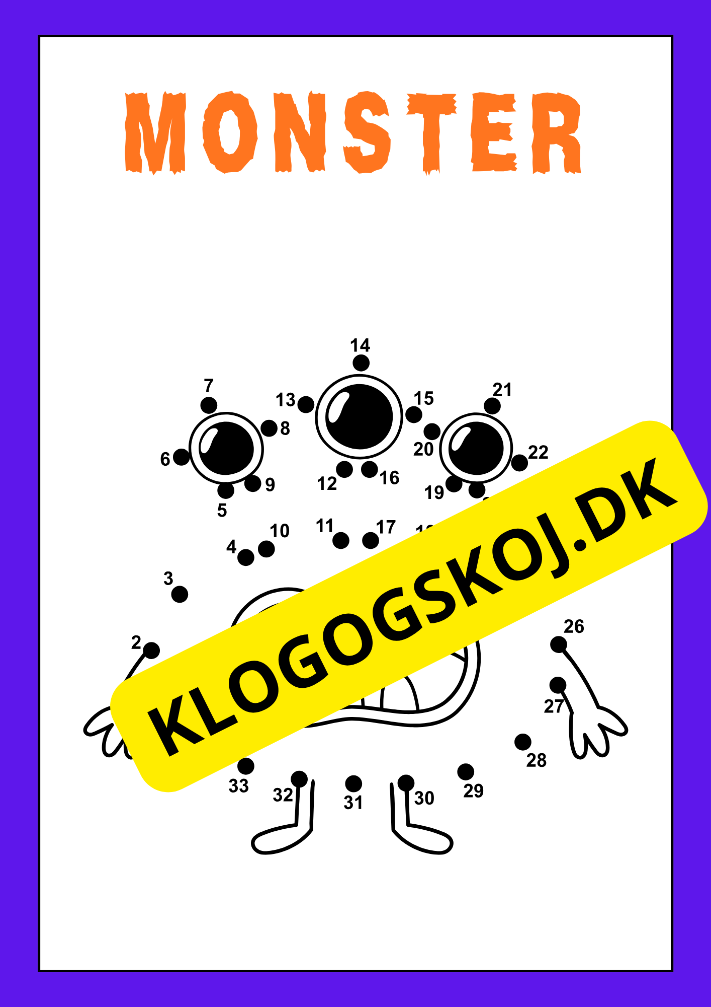 Halloween – Prik til prik