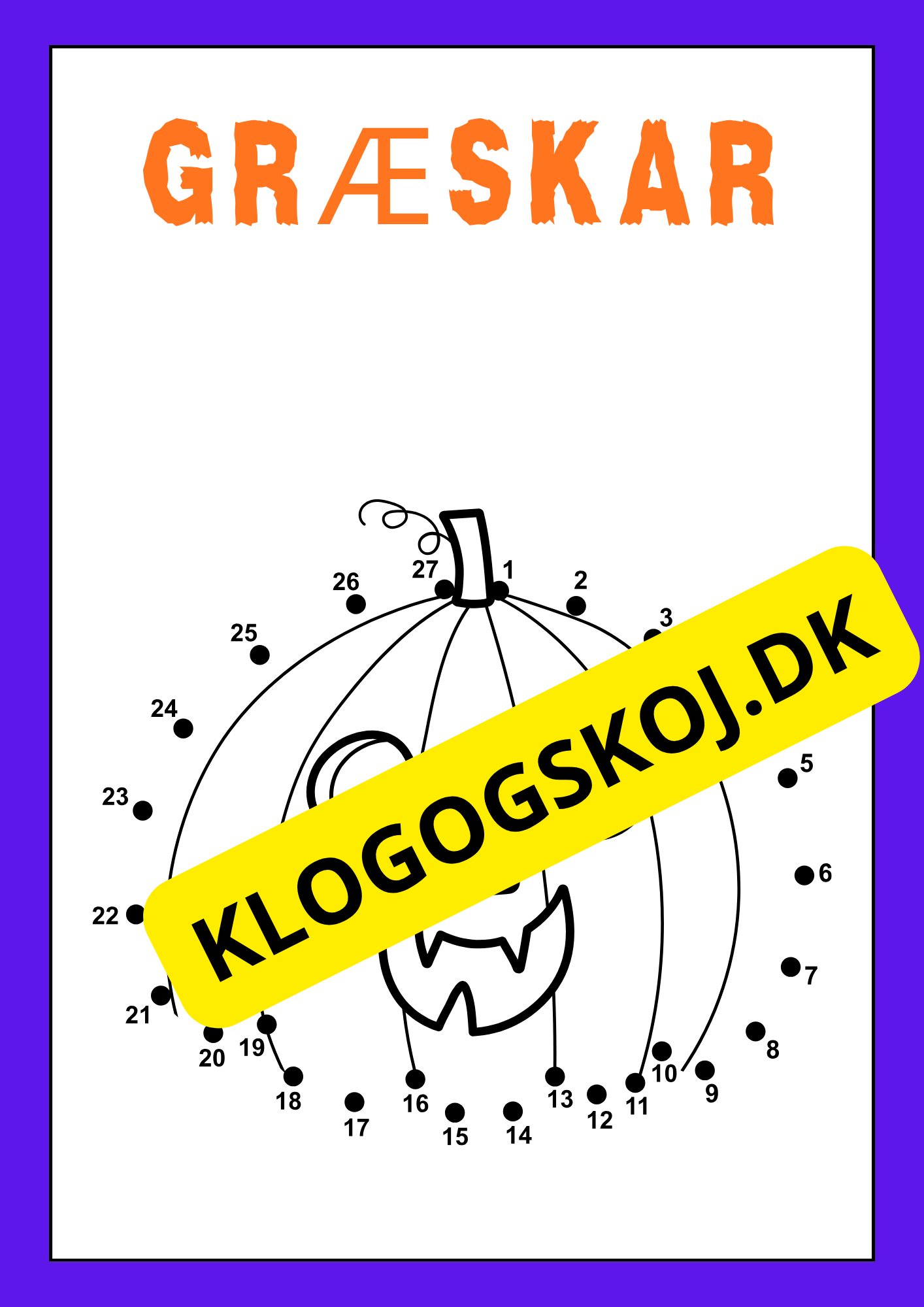 Halloween – Prik til prik