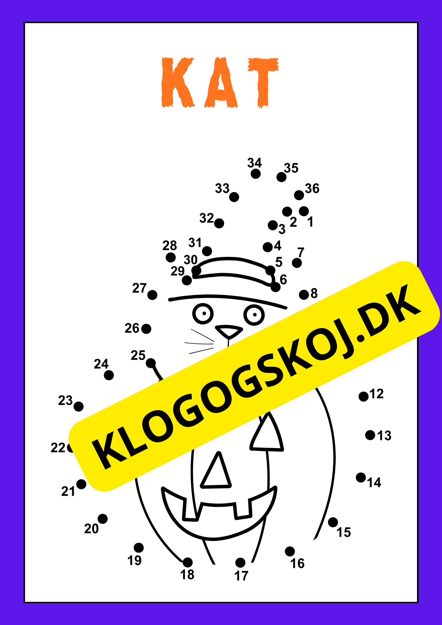 Halloween – Prik til prik