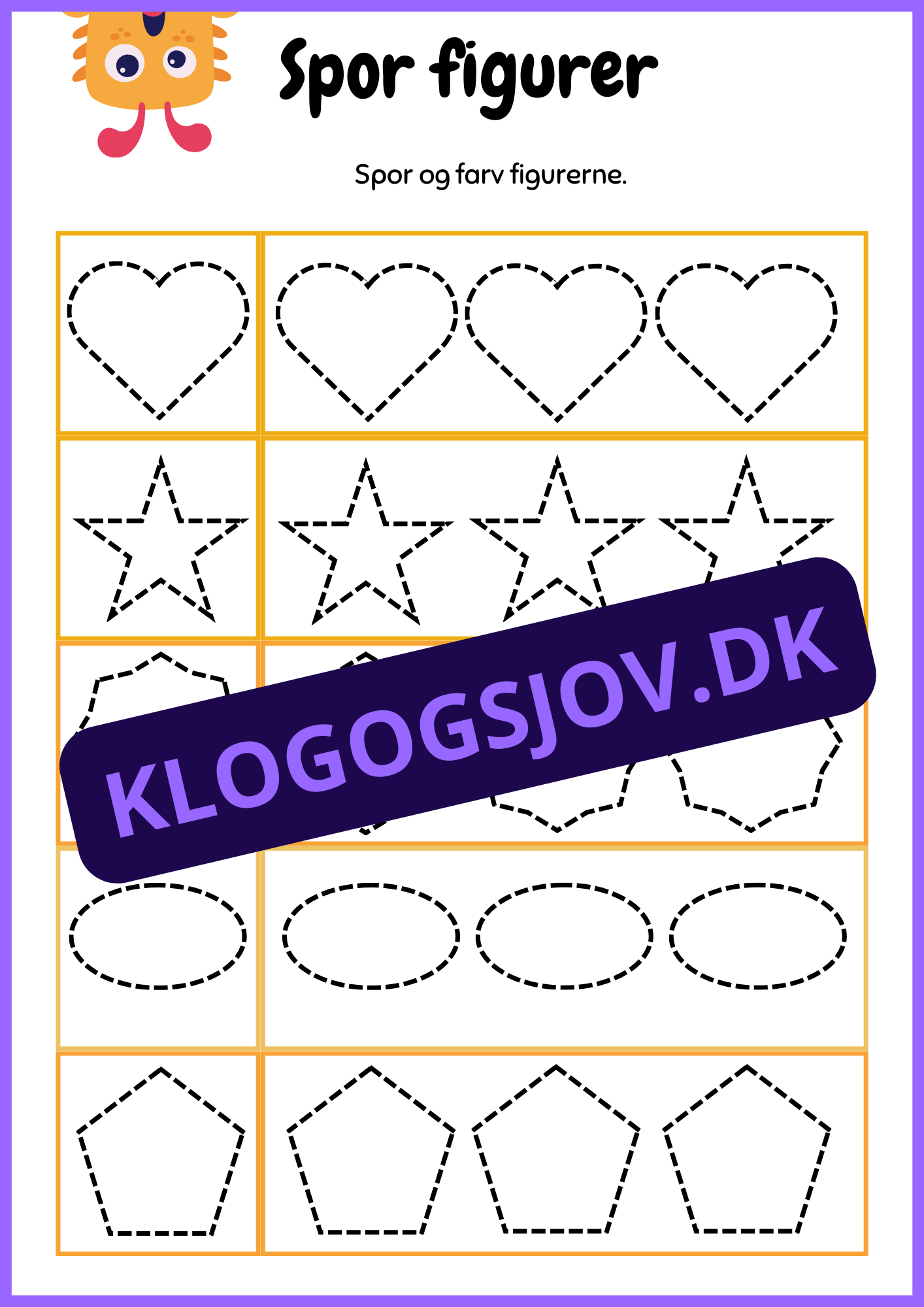 Mit arbejdsark – Børnehave til 1. klasse