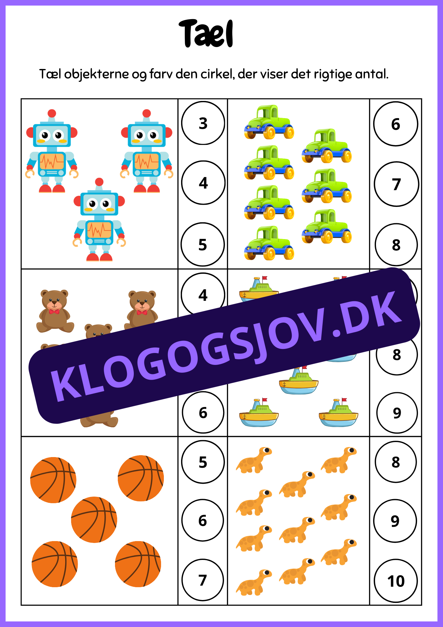 Mit arbejdsark – Børnehave til 1. klasse