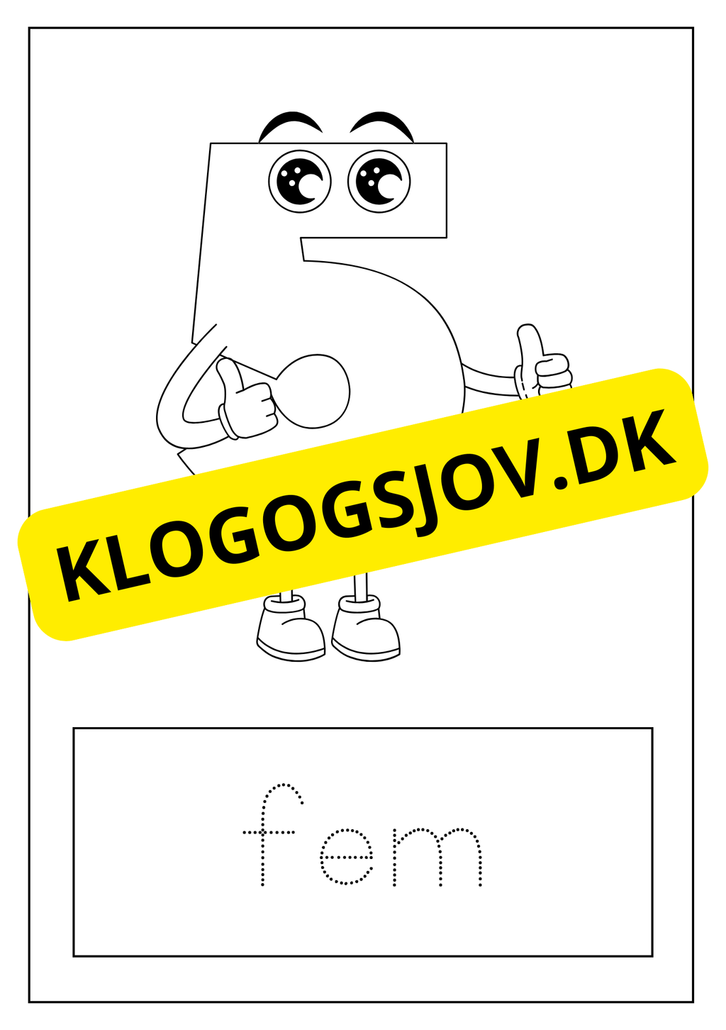 Farvelæg tallene - 0 - 9