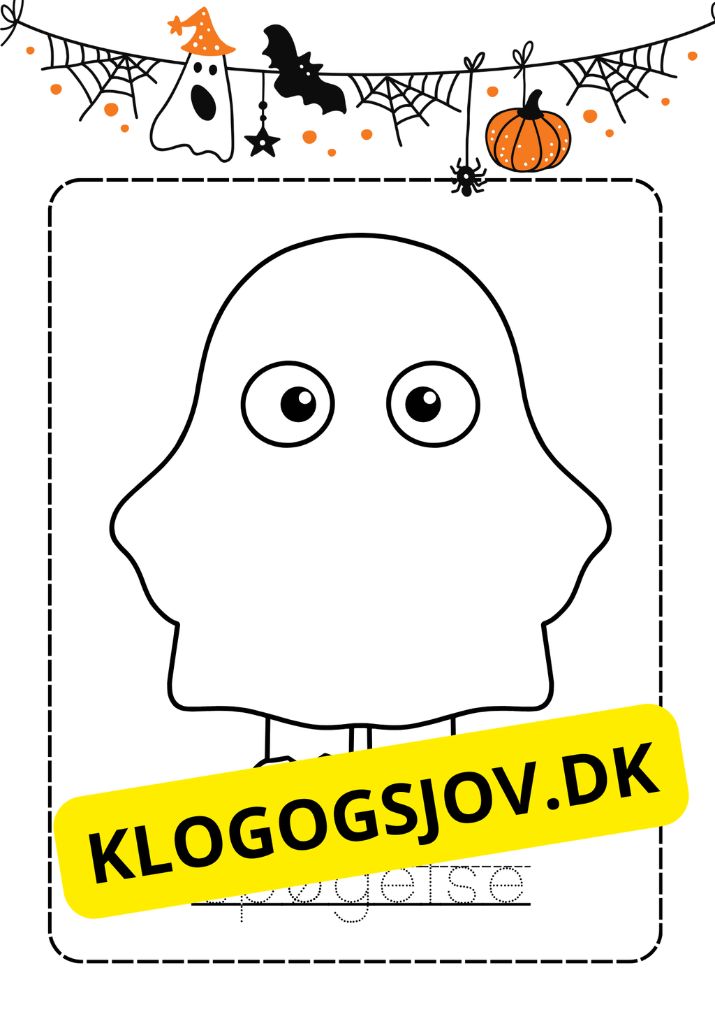 Halloween - Farvelægningshæfte