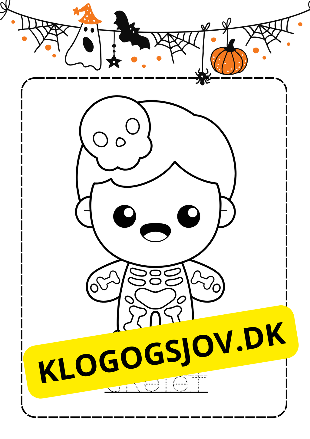 Halloween - Farvelægningshæfte