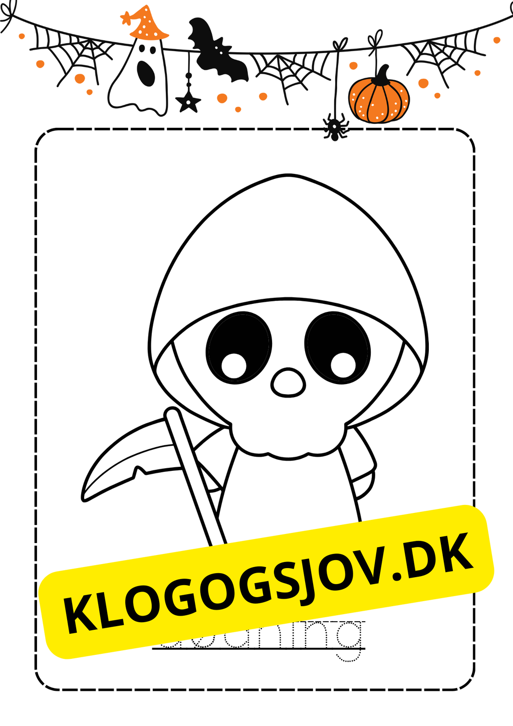 Halloween - Farvelægningshæfte