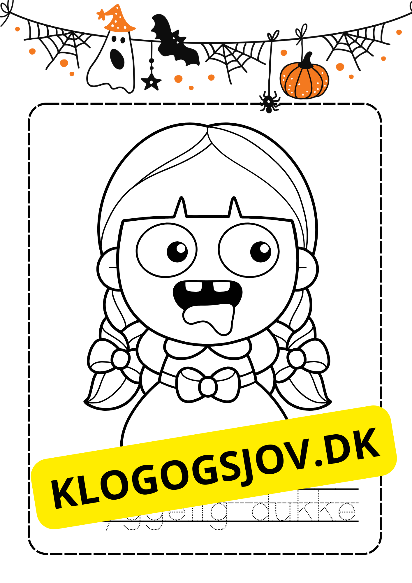 Halloween - Farvelægningshæfte