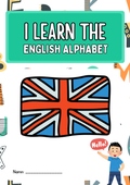 I learn the english alphabet