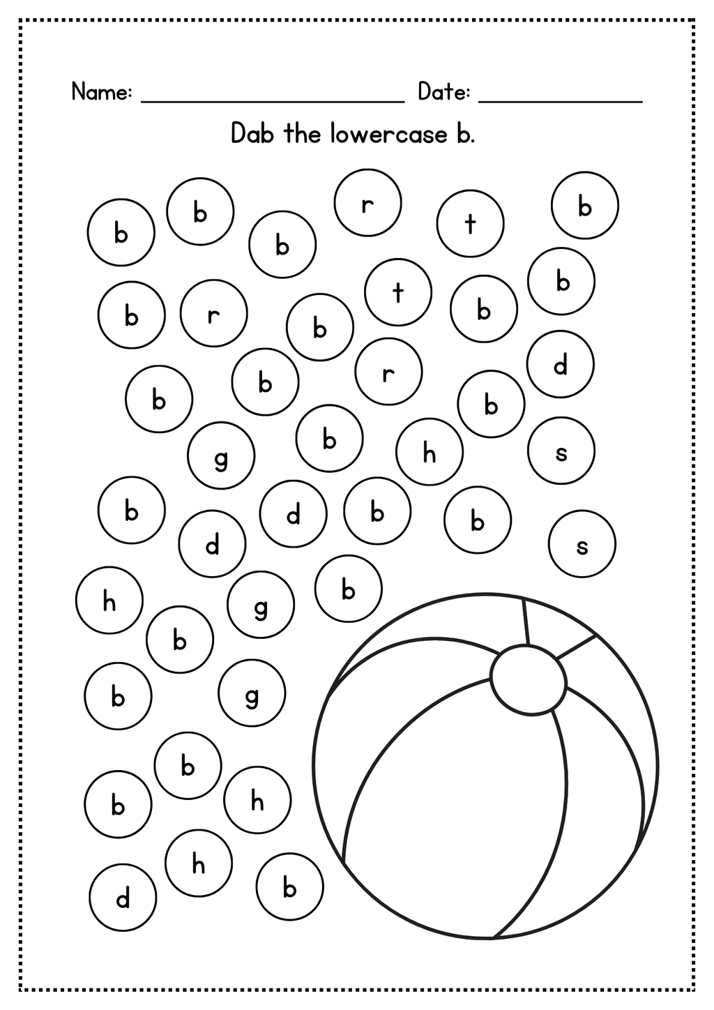 I learn the english alphabet