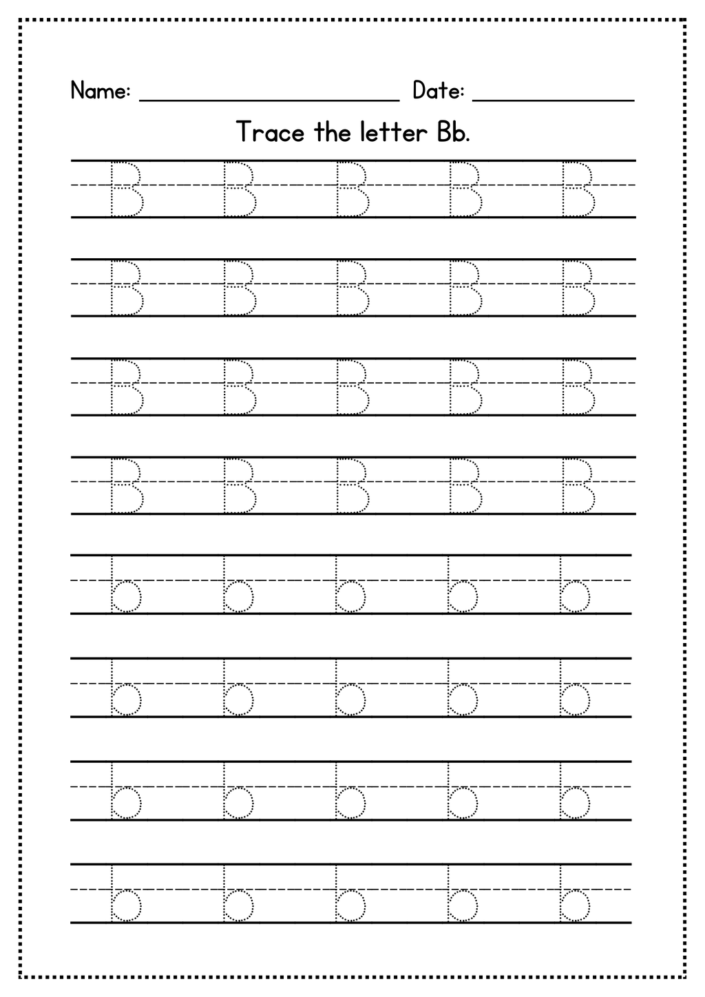 I learn the english alphabet