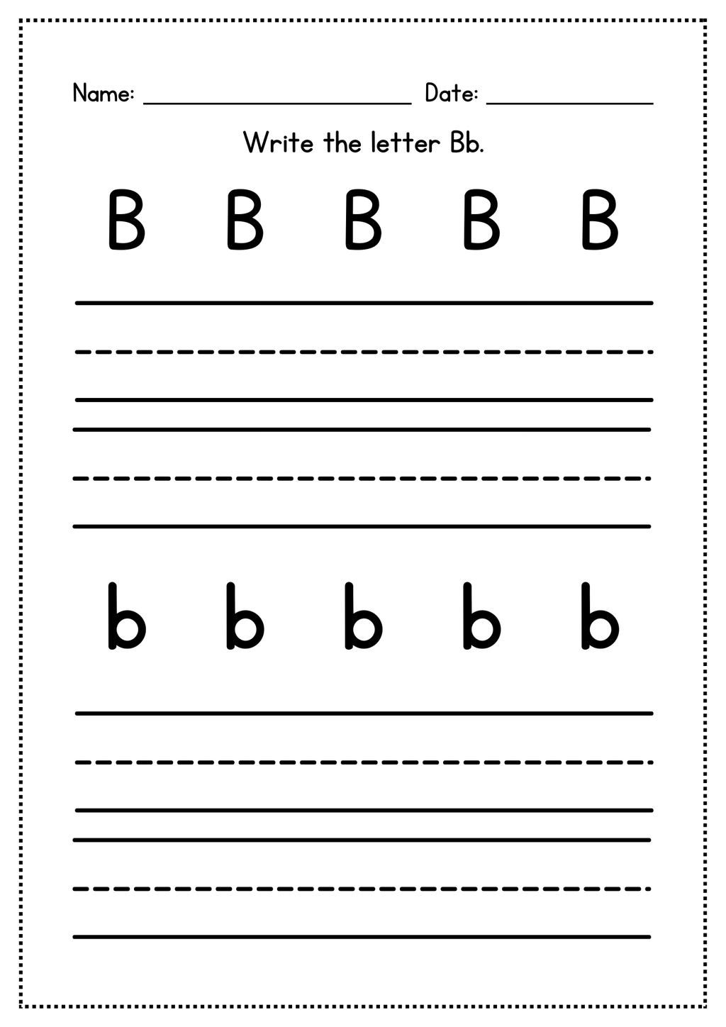 I learn the english alphabet