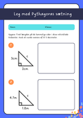 At lege med Pythagoras sætning
