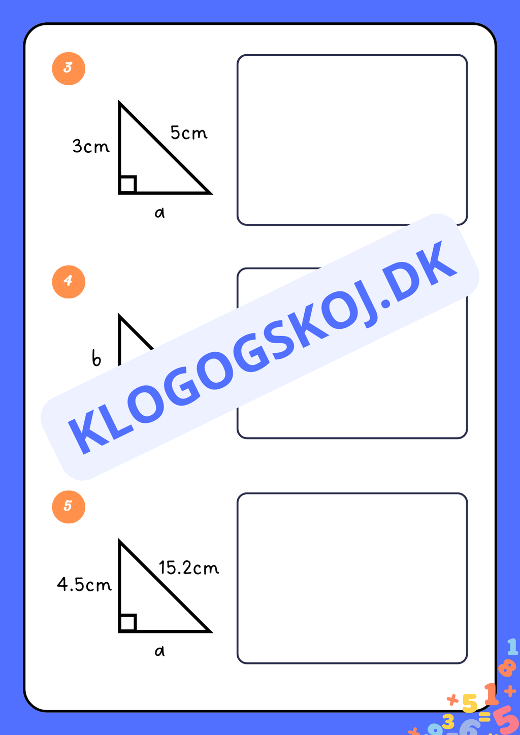 At lege med Pythagoras sætning