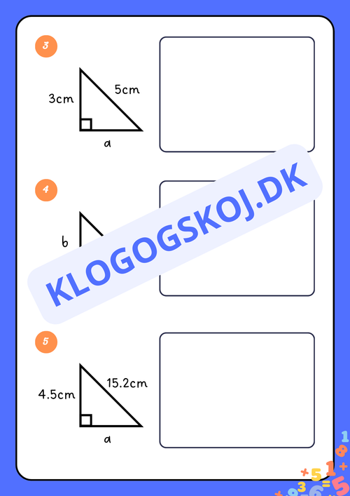 At lege med Pythagoras sætning