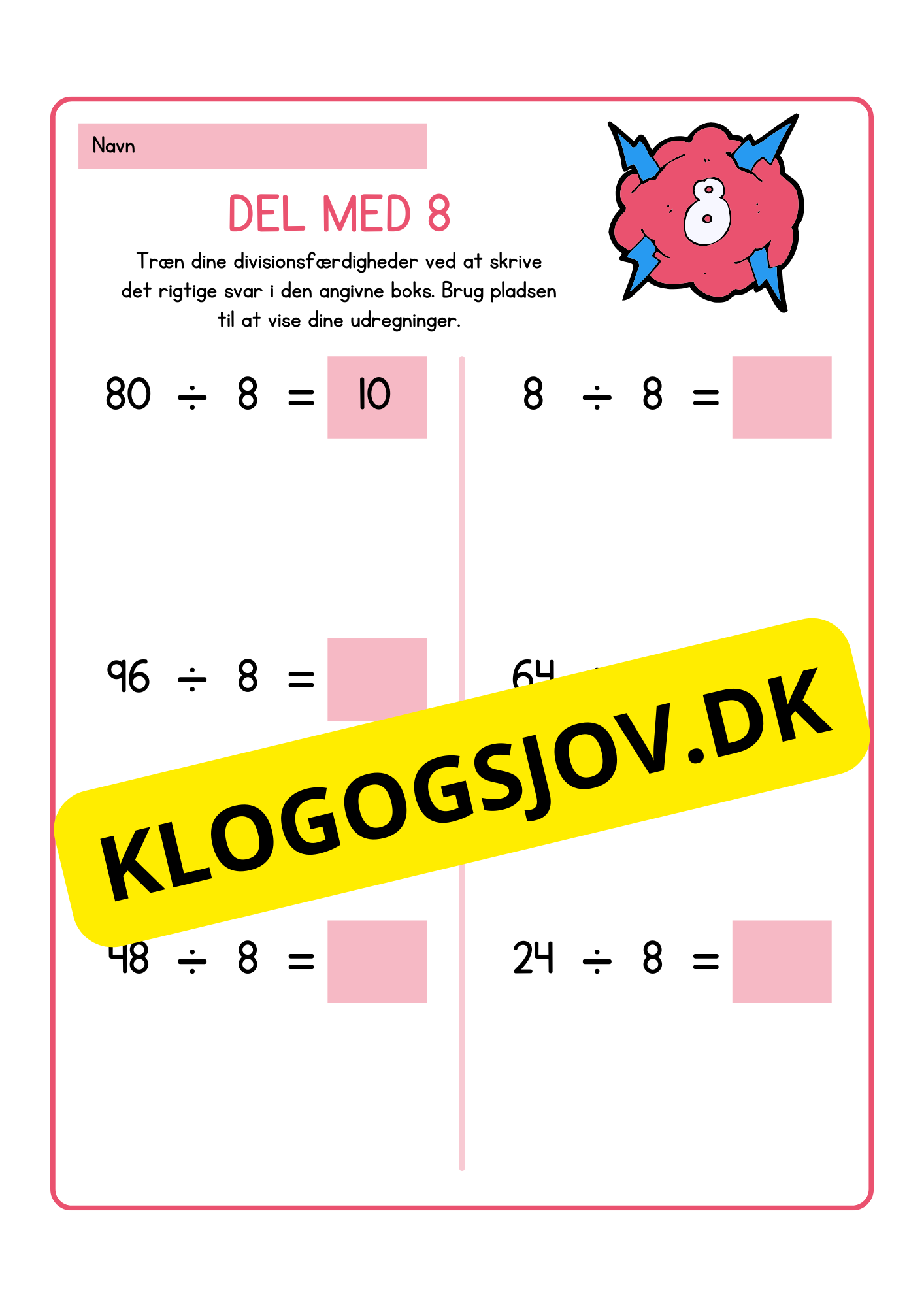 Træn division 2–9