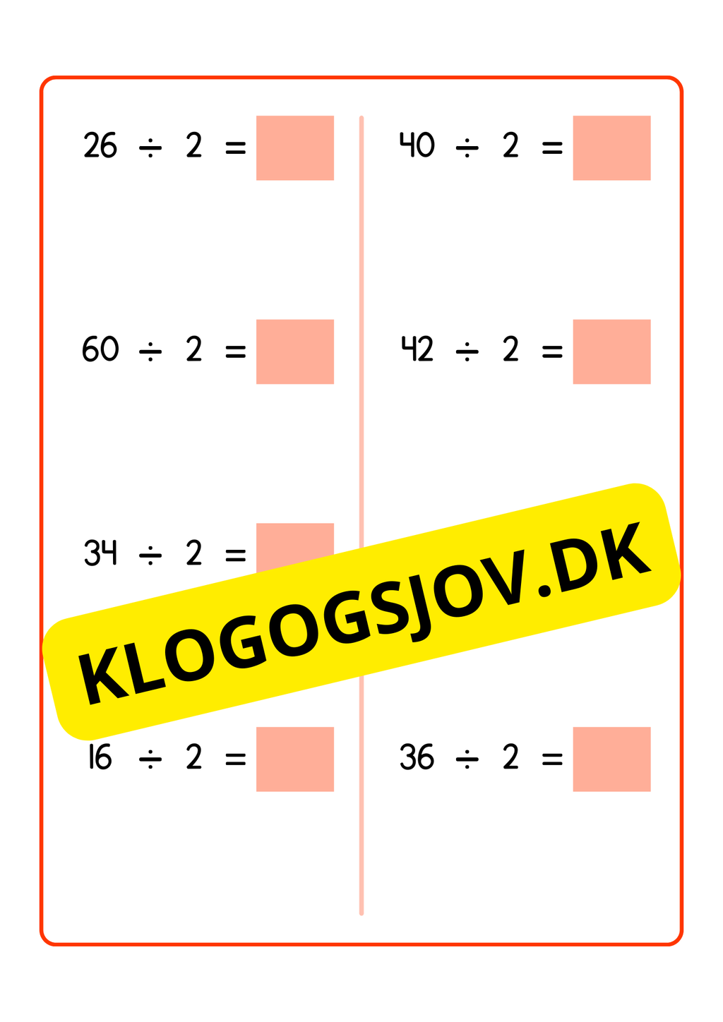 Træn division 2–9