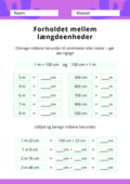 Forholdet mellem længdeenheder – Klassetrin 4–6