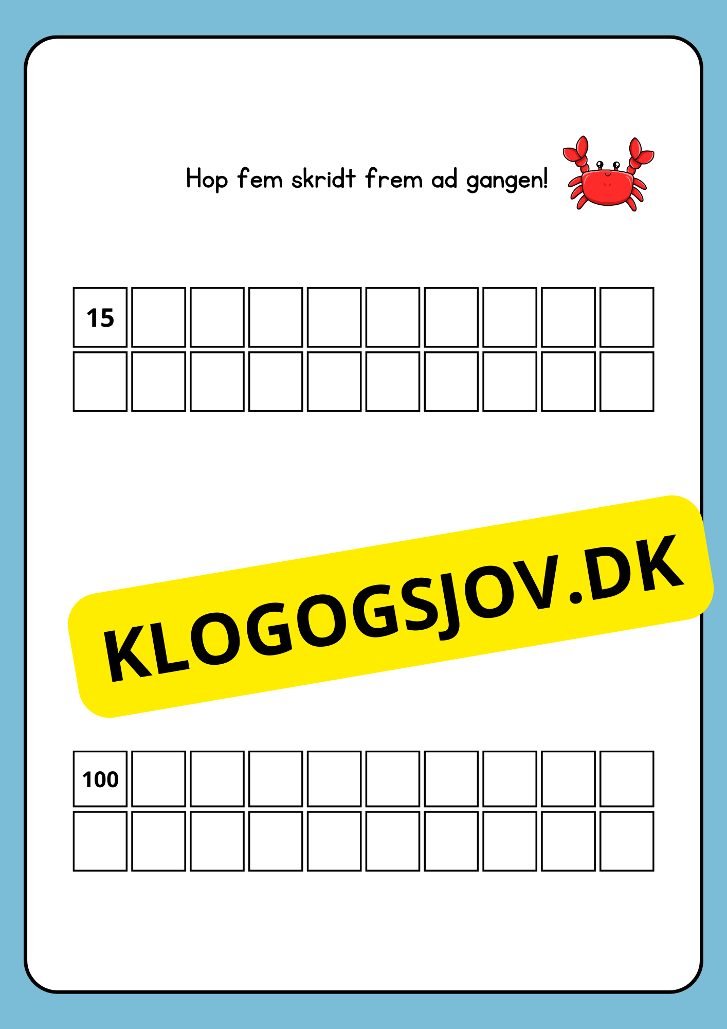 Jeg lærer at tælle