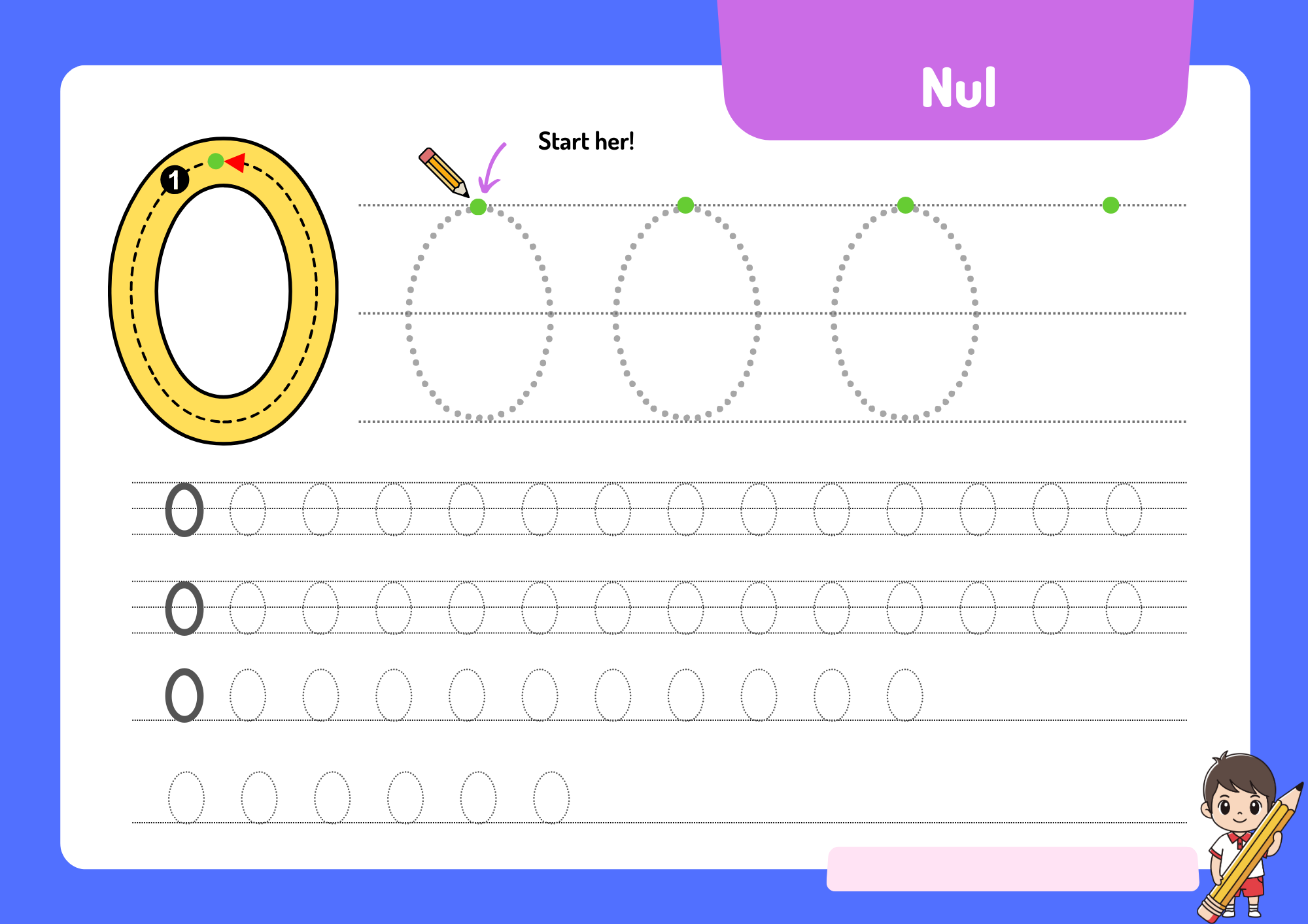 Tal – 0–9 – Hæfte