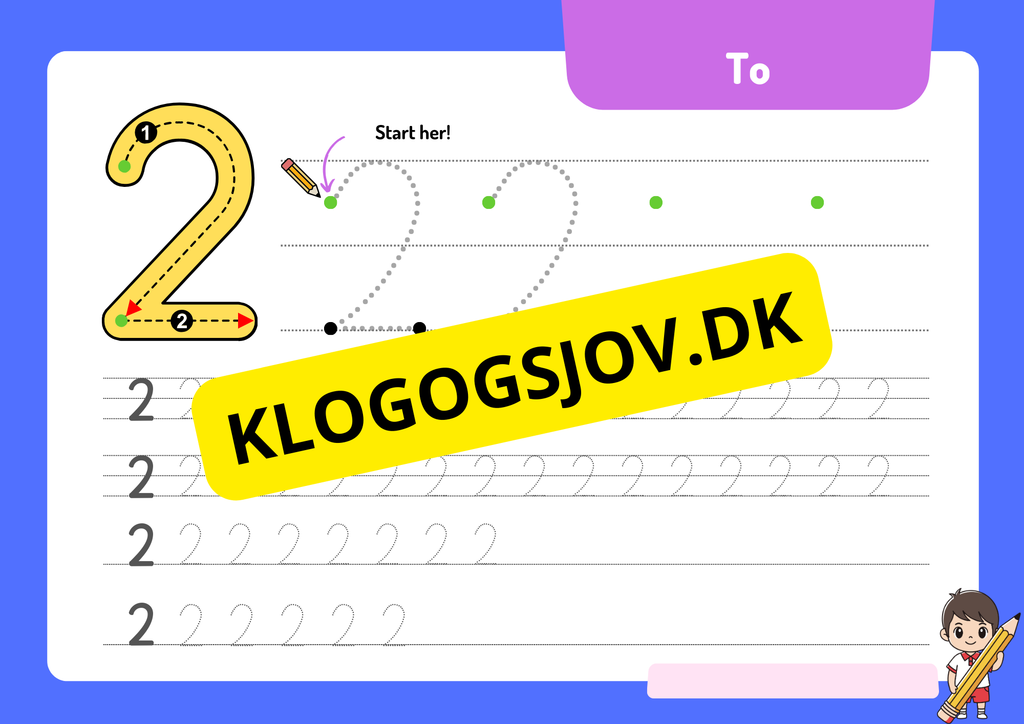 Tal – 0–9 – Hæfte