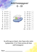 Addition – 1. klasse – tal 1–10
