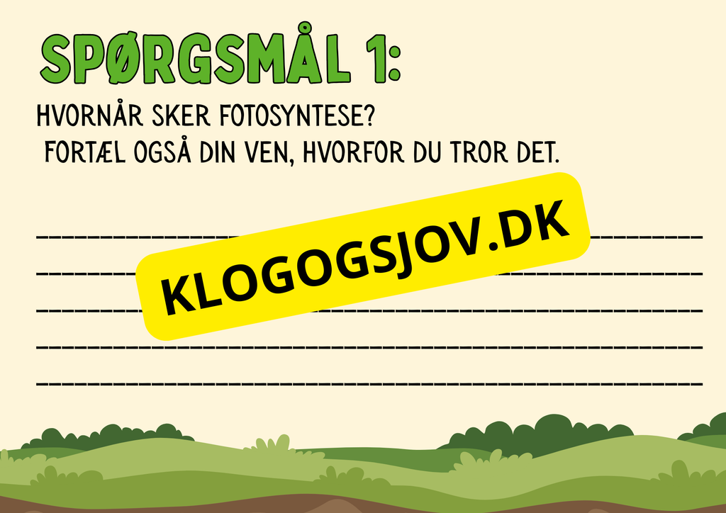 Fotosyntese - Hvordan planter laver deres mad