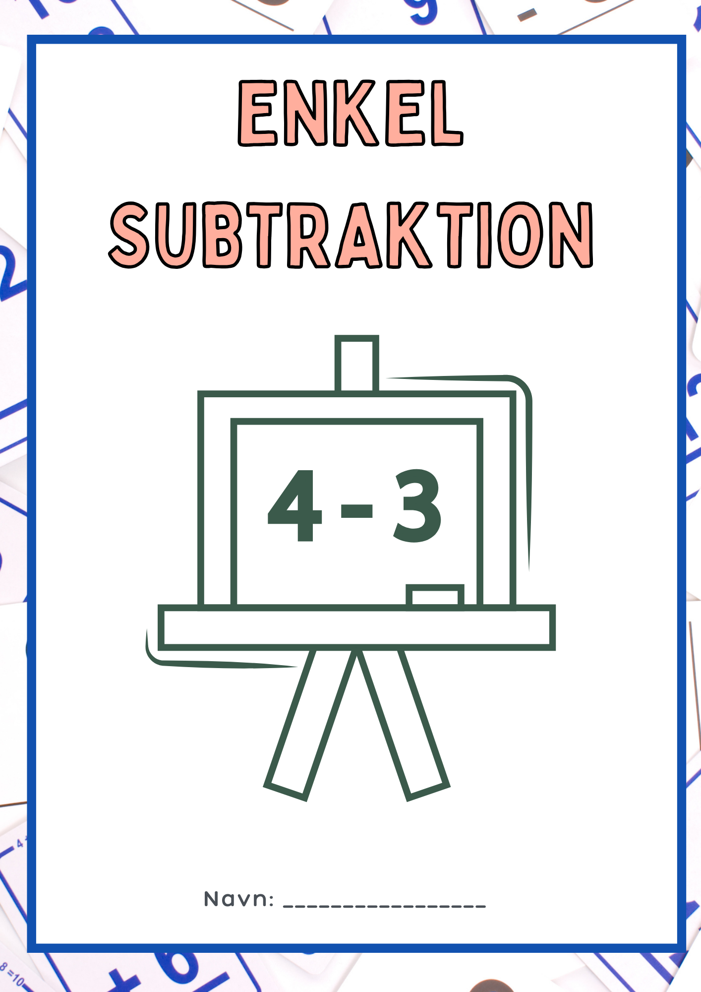 Enkel subtraktion – Børnehaveklasse – 1. klasse