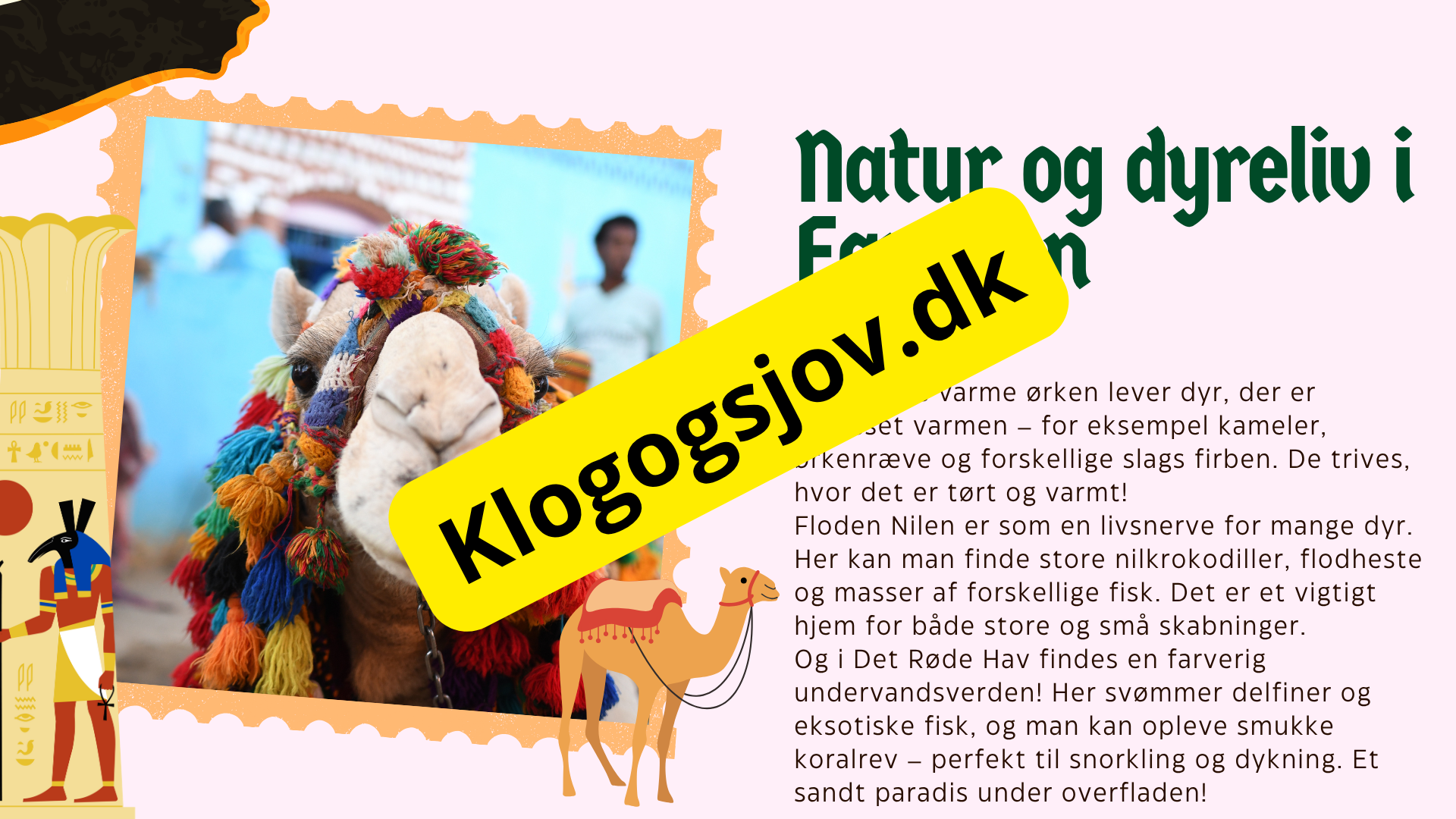 Egypten 4 - 6 klasse + spørgsmål