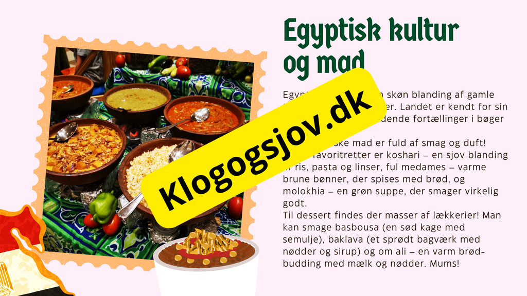 Egypten 4 - 6 klasse + spørgsmål