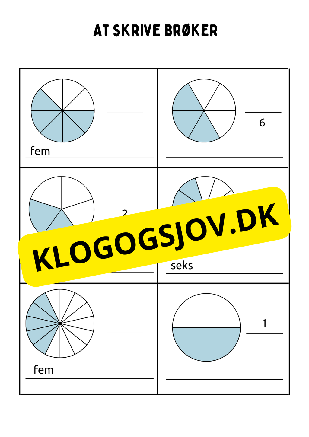 Brøker og decimaltal – 4.–5. klasse