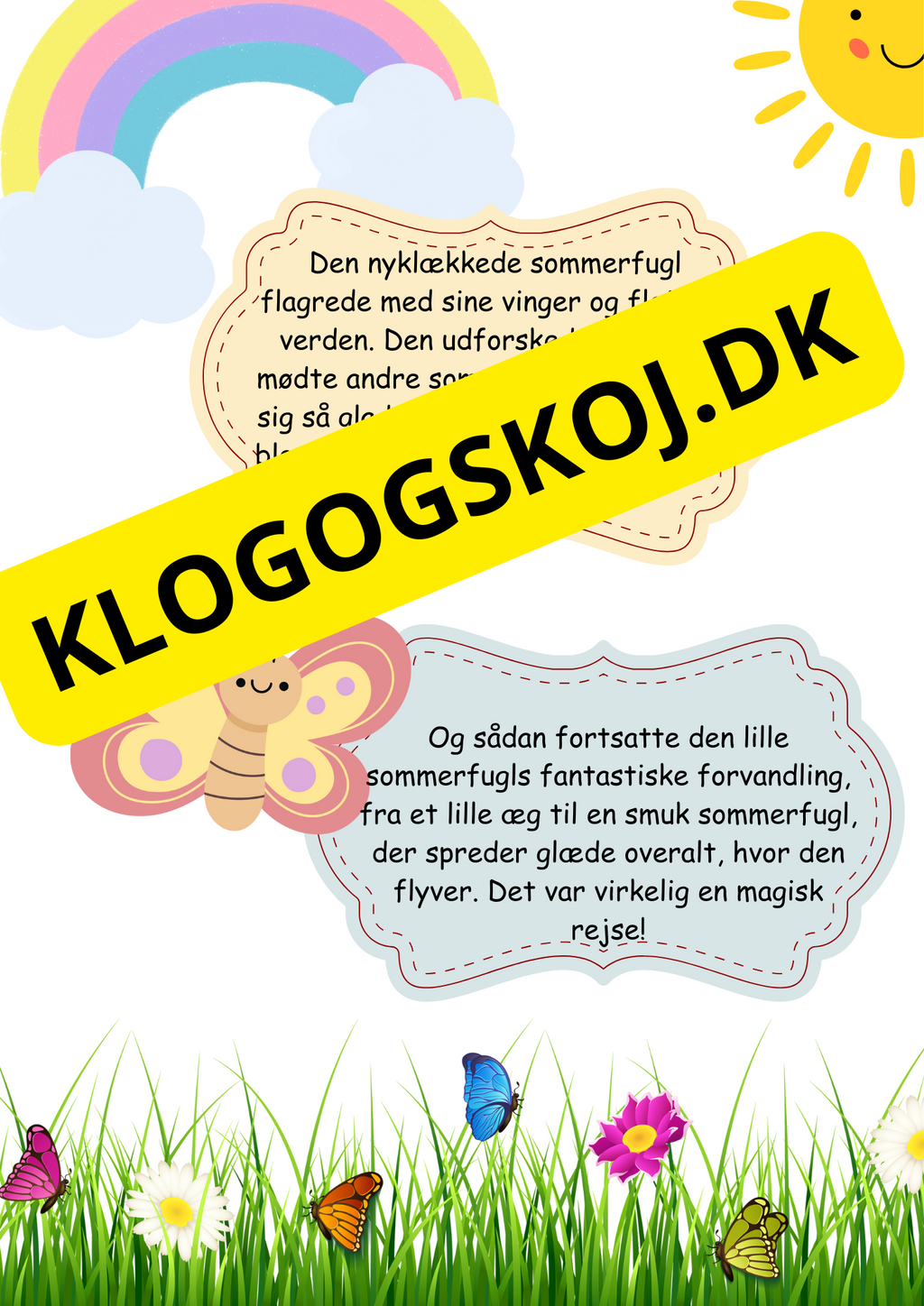 Sommerfuglens livscyklus en magisk fortælling