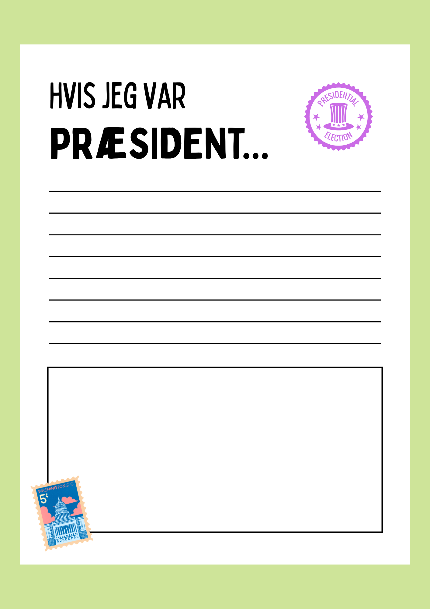 Hvis jeg var præsident