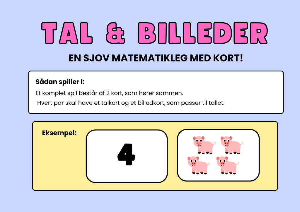 Tal og billeder – matematikleg